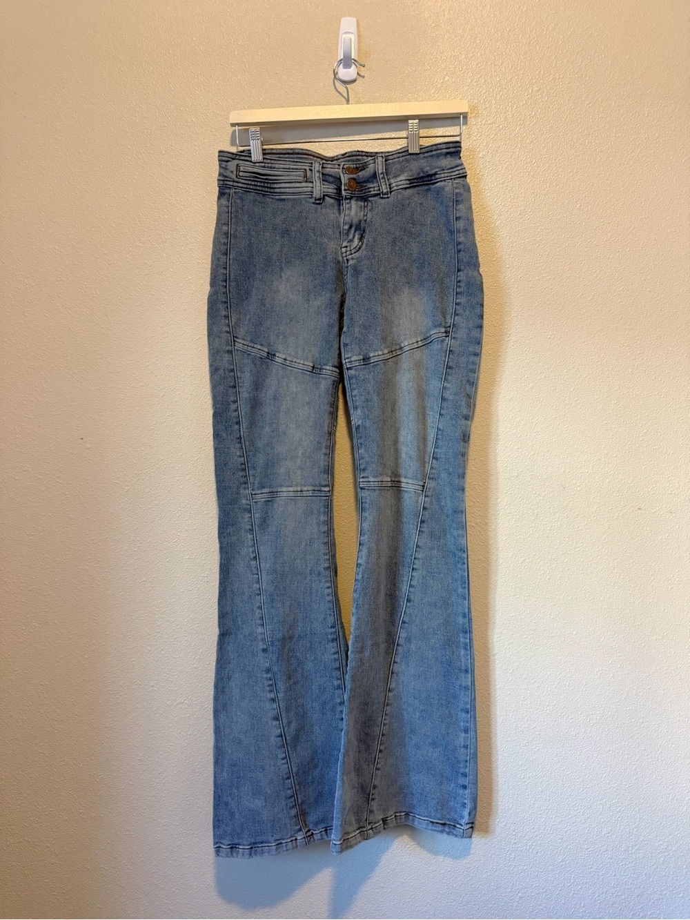 Paneled Bootcut Jeans 🐴🩵⭐️